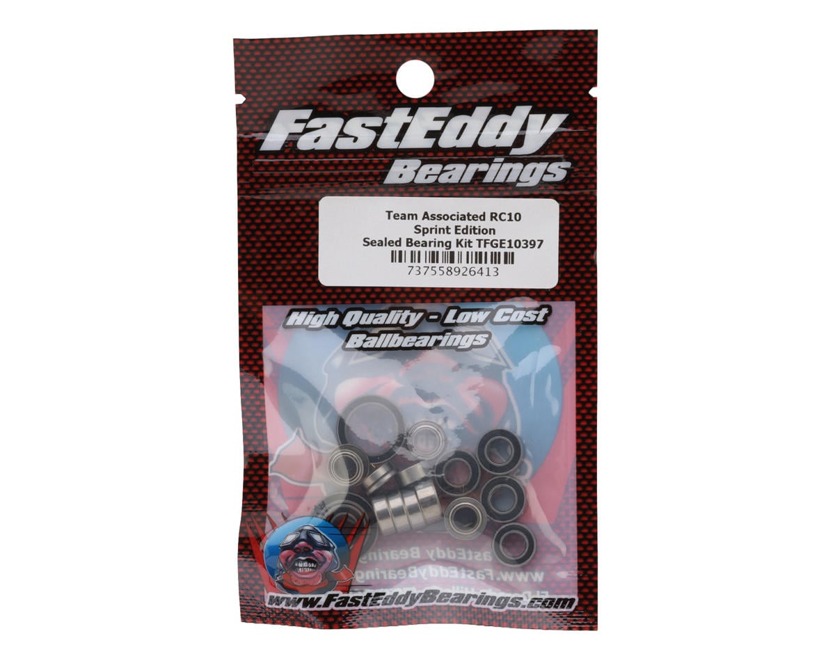 FastEddy Team Associated RC10 Sprint Edition Sealed Ball Bearing Kit