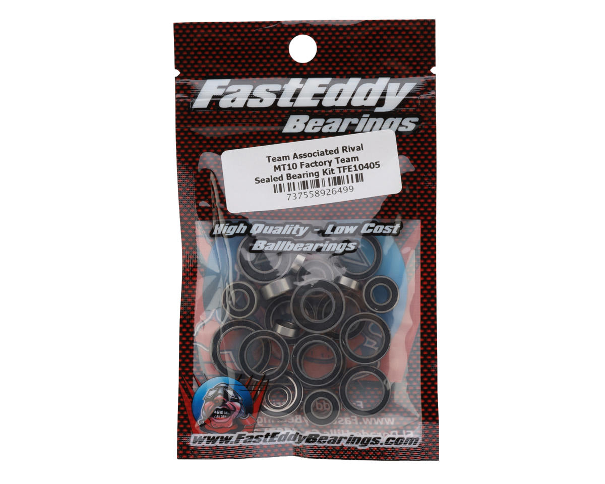 FastEddy Team Associated Rival MT10 Factory Team Sealed Ball Bearing Kit