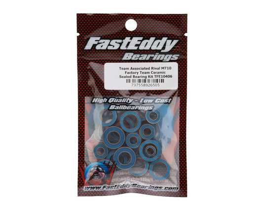FastEddy Team Associated Rival MT10 Factory Team Ceramic Sealed Ball Bearing Kit