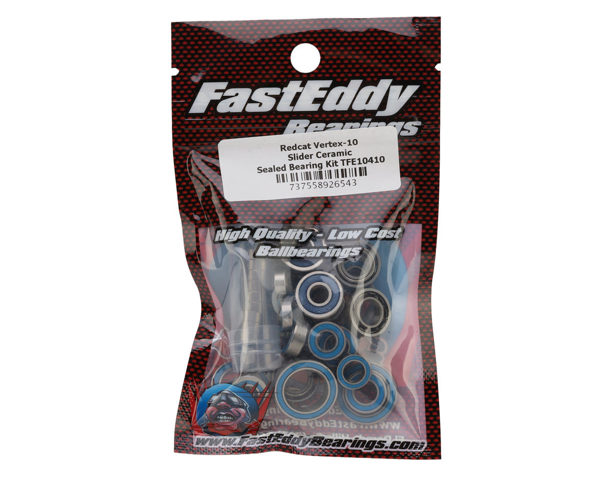 FastEddy Redcat Vertex-10 Slider Ceramic Sealed Ball Bearing Kit