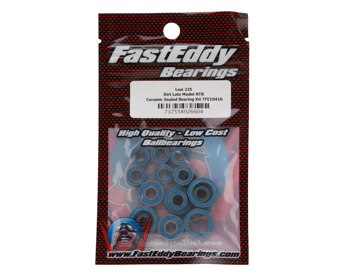 FastEddy Losi 22S Dirt Late Model RTR Ceramic Sealed Ball Bearing Kit