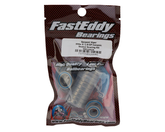 FastEddy Serpent Viper 990e R 1/8 EP Ceramic Sealed Ball Bearing Kit