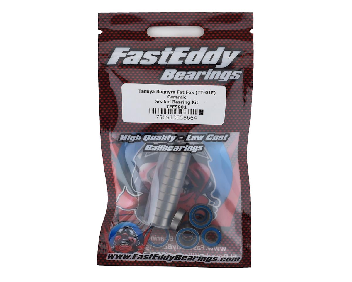 FastEddy Tamiya Buggyra Fat Fox Ceramic Rubber Sealed Bearing Kit (TT-01E)