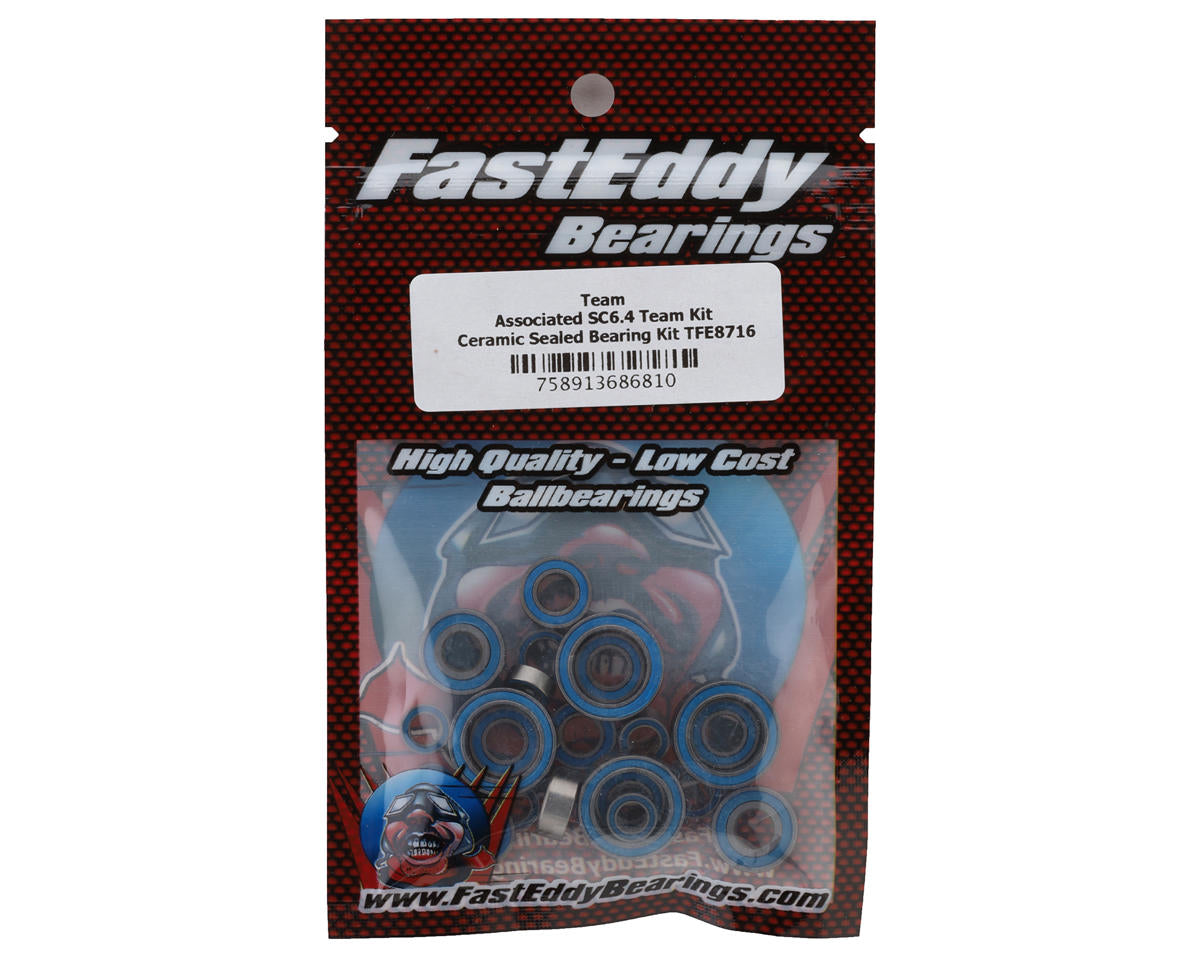 FastEddy Team Associated SC6.4 Team Kit Ceramic Bearing Kit