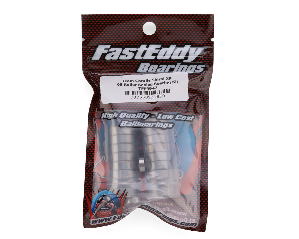 FastEddy Team Corally Shiroi XP 6S Roller Ball Bearings Kit