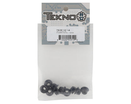 Tekno RC 5mm Flanged Locknuts (Black) (10)