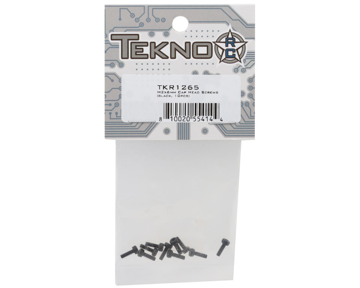 Tekno RC 2x6mm Socket Head Screws (10)