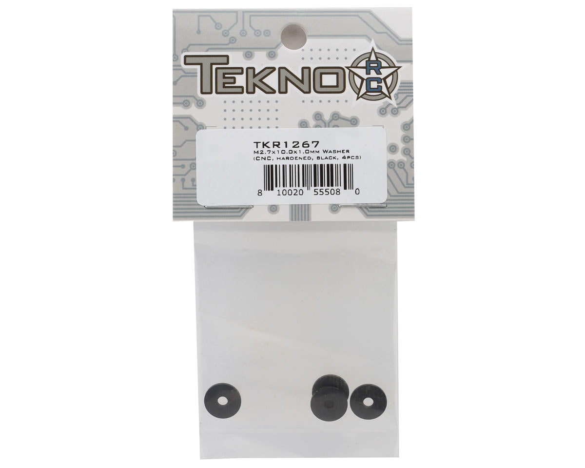 Tekno RC 2.7x10x1mm Steel Washer (4)