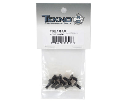 Tekno RC 4x10mm Flat Head Screw (10)
