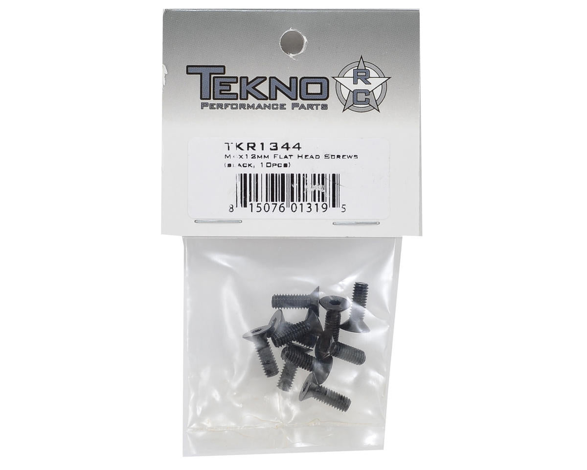 Tekno RC 4x12mm Flat Head Screw (10)