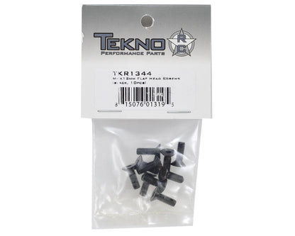 Tekno RC 4x12mm Flat Head Screw (10)