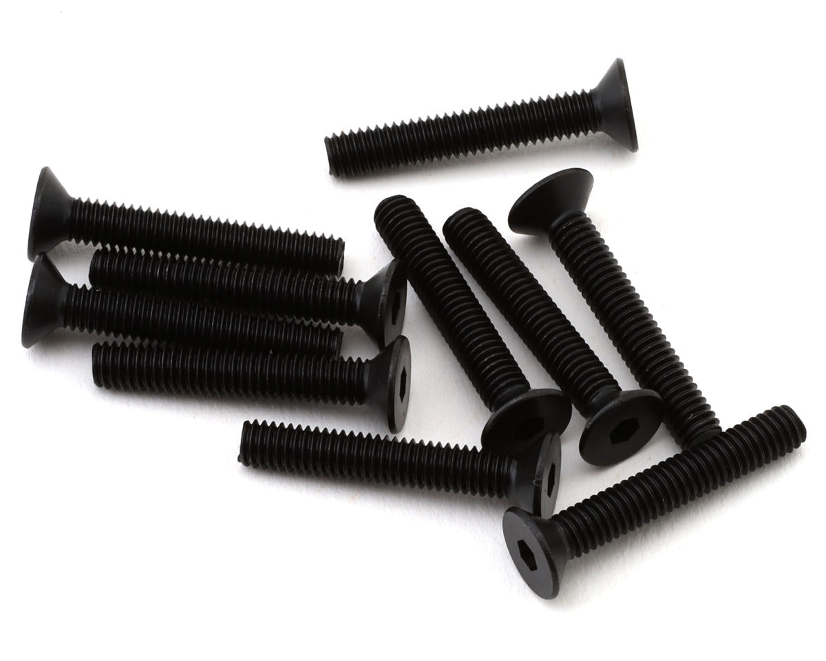 Tekno RC 4x25mm Flat Head Screws (10)