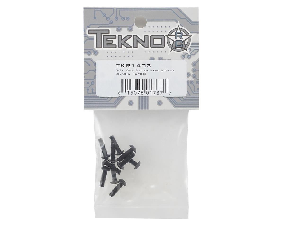 Tekno RC 3x10mm Button Head Hex Screws (10)