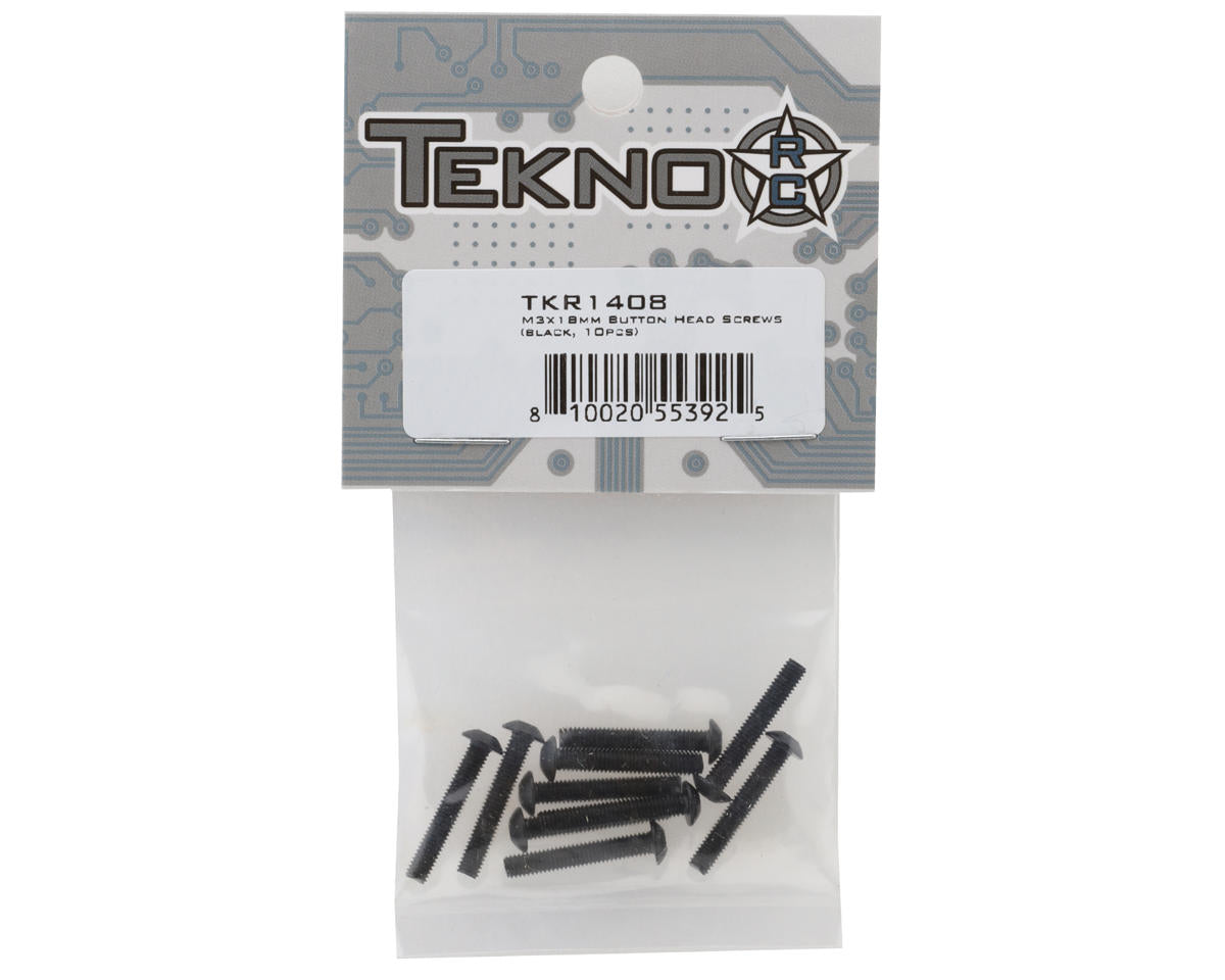 Tekno RC 3x18mm Button Head Screws (10)