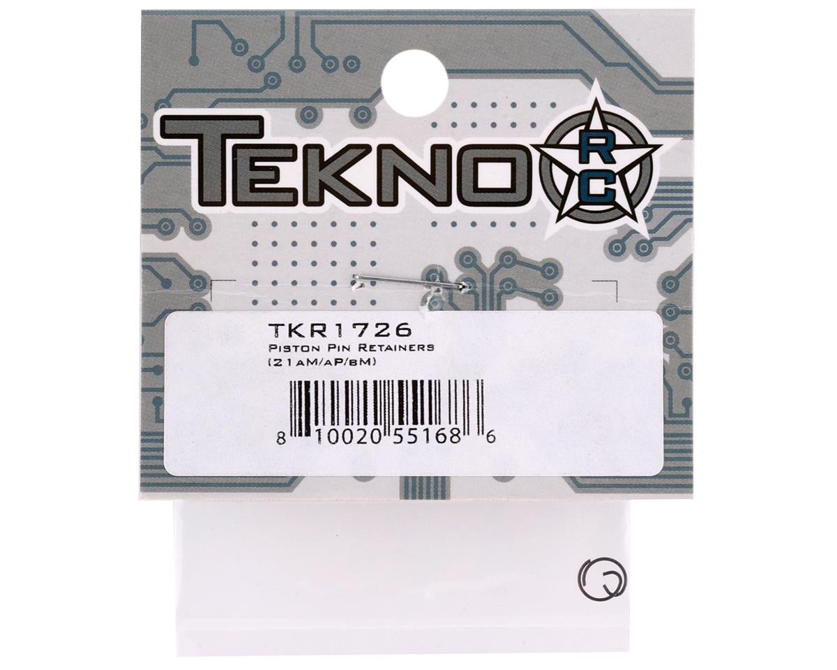 Tekno RC BLOK 21 Piston Pin Retainers (2)