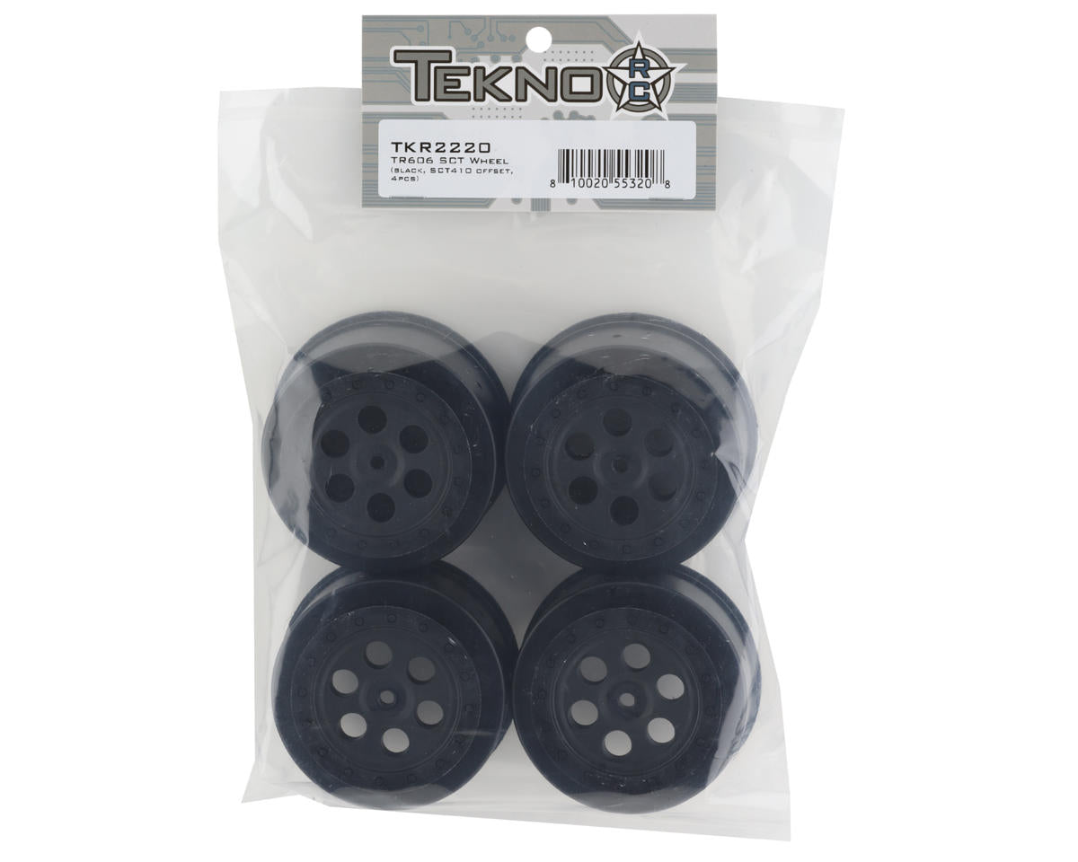 Tekno RC TR606 SCT Offset Short Course Wheels (Black) (4)
