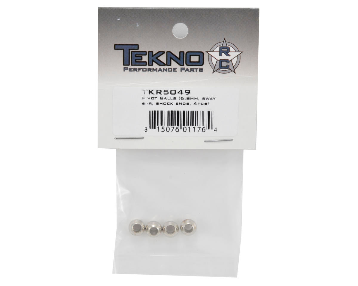 Tekno RC Steel 6.8mm Sway Bar & Shock End Pivot Ball Set (4)
