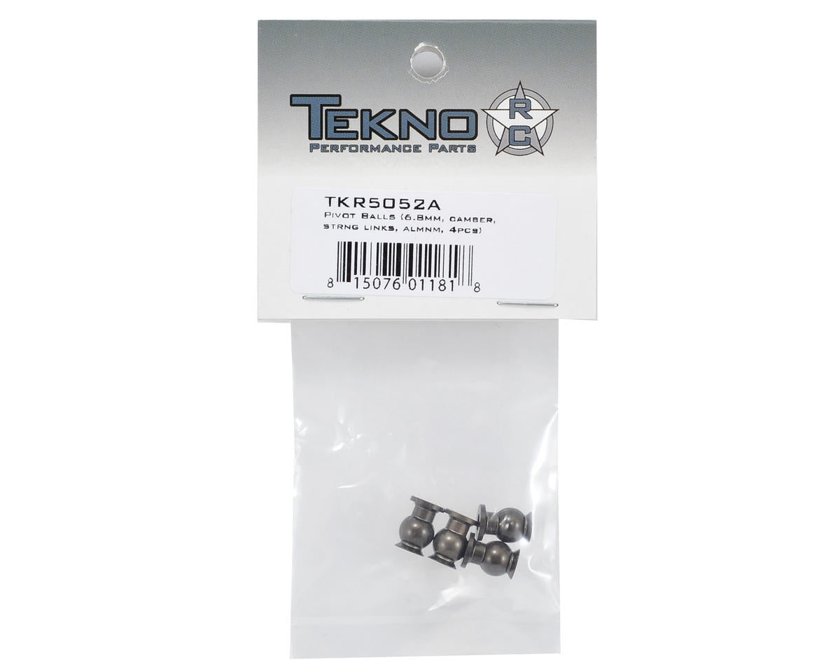 Tekno RC Aluminum 6.8mm Pivot Ball Set (4)