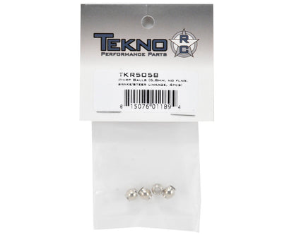 Tekno RC Steel 5.8mm Brake & Steering Linkage Pivot Ball Set (4)