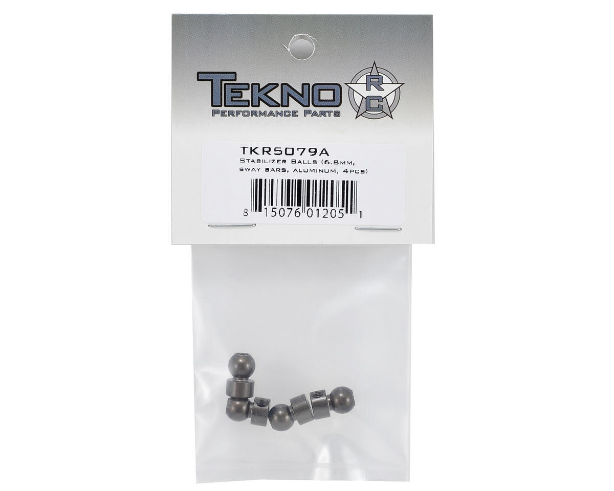Tekno RC Aluminum 6.8mm Stabilizer Ball Set (4)