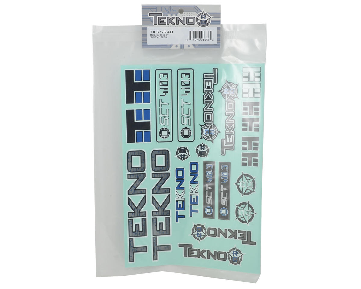 Tekno RC SCT410.3 Decal Sheet