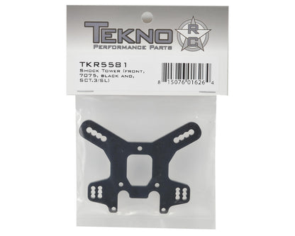 Tekno RC Aluminum Front Shock Tower (Black) (Short)