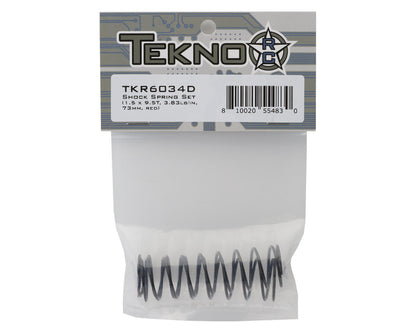 Tekno RC 73mm Rear Shock Spring Set (2) (Red)