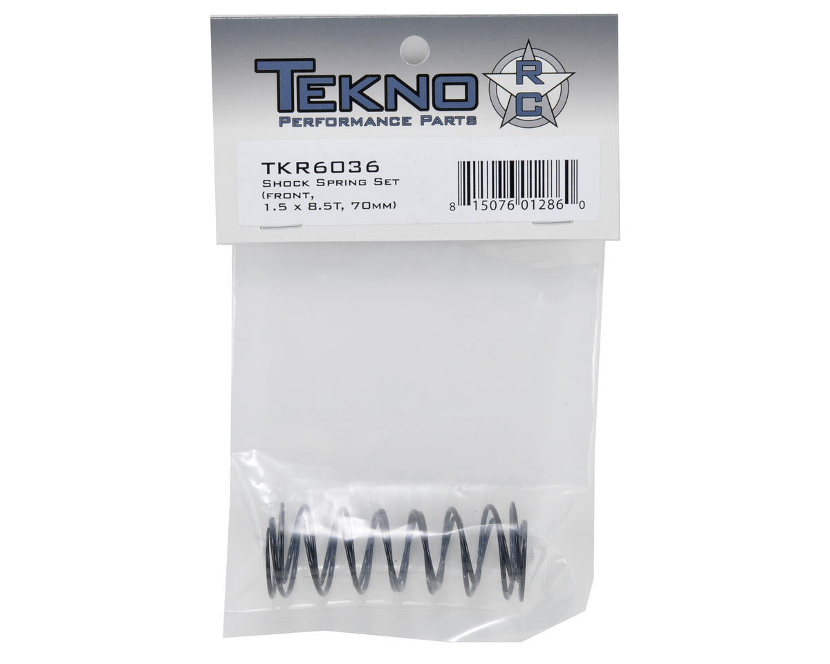 Tekno RC 70mm Front Shock Spring Set (Green) (1.5 x 8.5T)