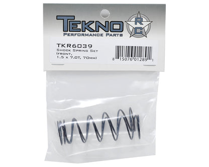 Tekno RC 70mm Front Shock Spring Set (Red) (1.5 x 7.0T) (2)