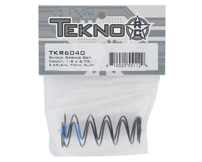 Tekno RC 70mm Front Shock Spring Set (Blue - 5.65lb/in) (1.5 x 6.75)