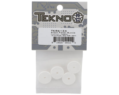 Tekno RC 16mm Flat/Flat Shock Pistons (Blank) (4)