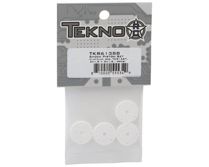 Tekno RC 16mm Flat/Flat Shock Pistons (4) (2x1.5/2x1.6)