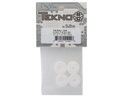 Tekno RC 16mm Flat/Flat Shock Pistons (4) (2x1.5/2x1.6)