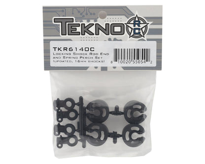 Tekno RC Large Radius Locking Shock Rod End & Spring Perch Set