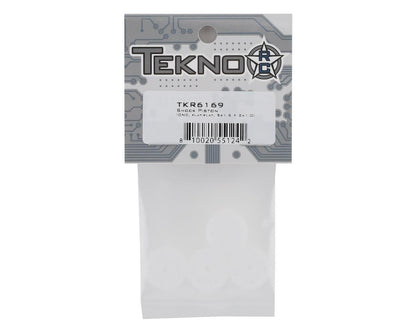 Tekno RC CNC Flat/Flat Shock Pistons (4) (5x1.5mm/2x1.0mm)