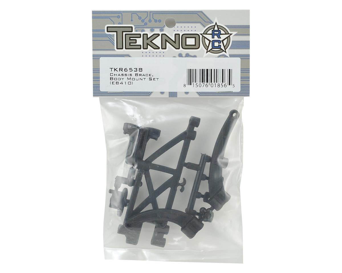 Tekno RC EB410/ET410 Chassis Brace & Body Mount Set