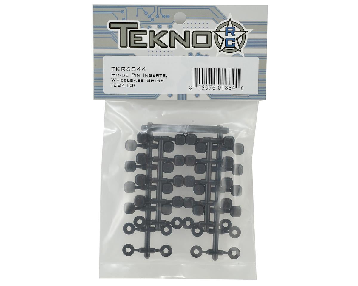 Tekno RC EB410/ET410 Wheelbase Shims & Hinge Pin Inserts