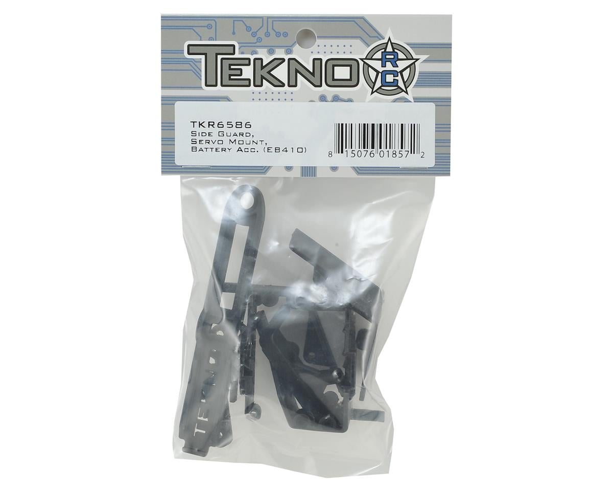 Tekno RC EB410/ET410 Side Guard & Servo Mount Set