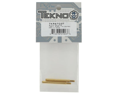 Tekno RC EB410 Front TiNi Coated Shock Shafts (2)