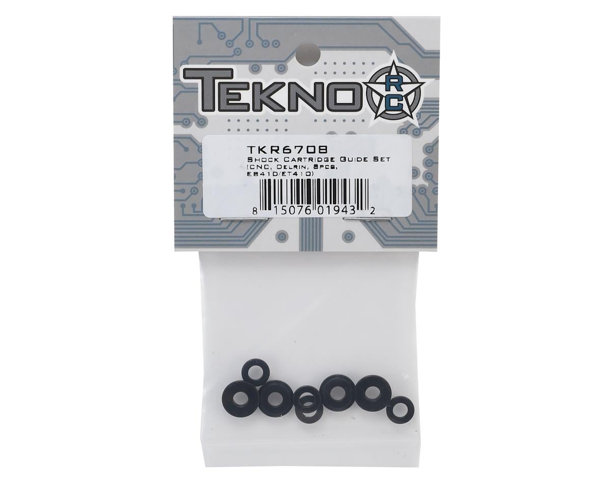Tekno RC EB410/ET410 CNC Shock Cartridge Spacer Guide Set (8)