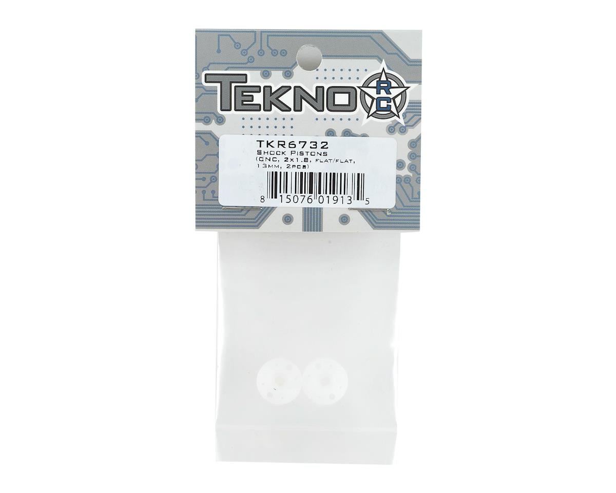 Tekno RC EB410/ET410 CNC 13mm Shock Pistons (2) (2x1.8)