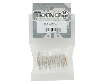 Tekno RC 45mm Front Shock Spring Set (Orange - 3.62lb/in) (1.3x8.13)