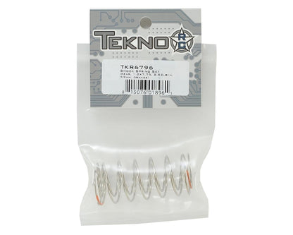 Tekno RC 53mm Rear Shock Spring Set (Orange - 2.82lb/in) (1.2x7.75)