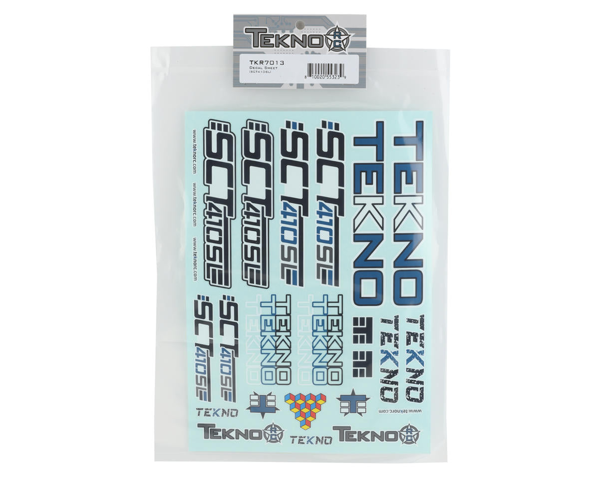 Tekno RC SCT410SL Decal Sheet