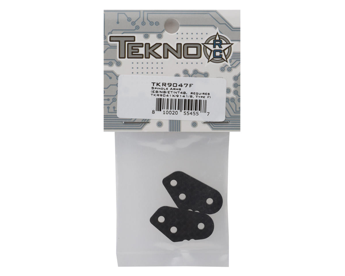 Tekno RC EB/NB/ET/NT48 Carbon Fiber Spindle Arms (Type F) (2)