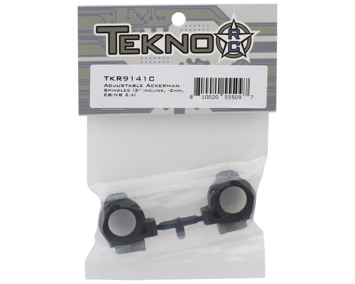 Tekno RC EB48/ET48 2.2 Adjustable Ackerman Spindles (2)