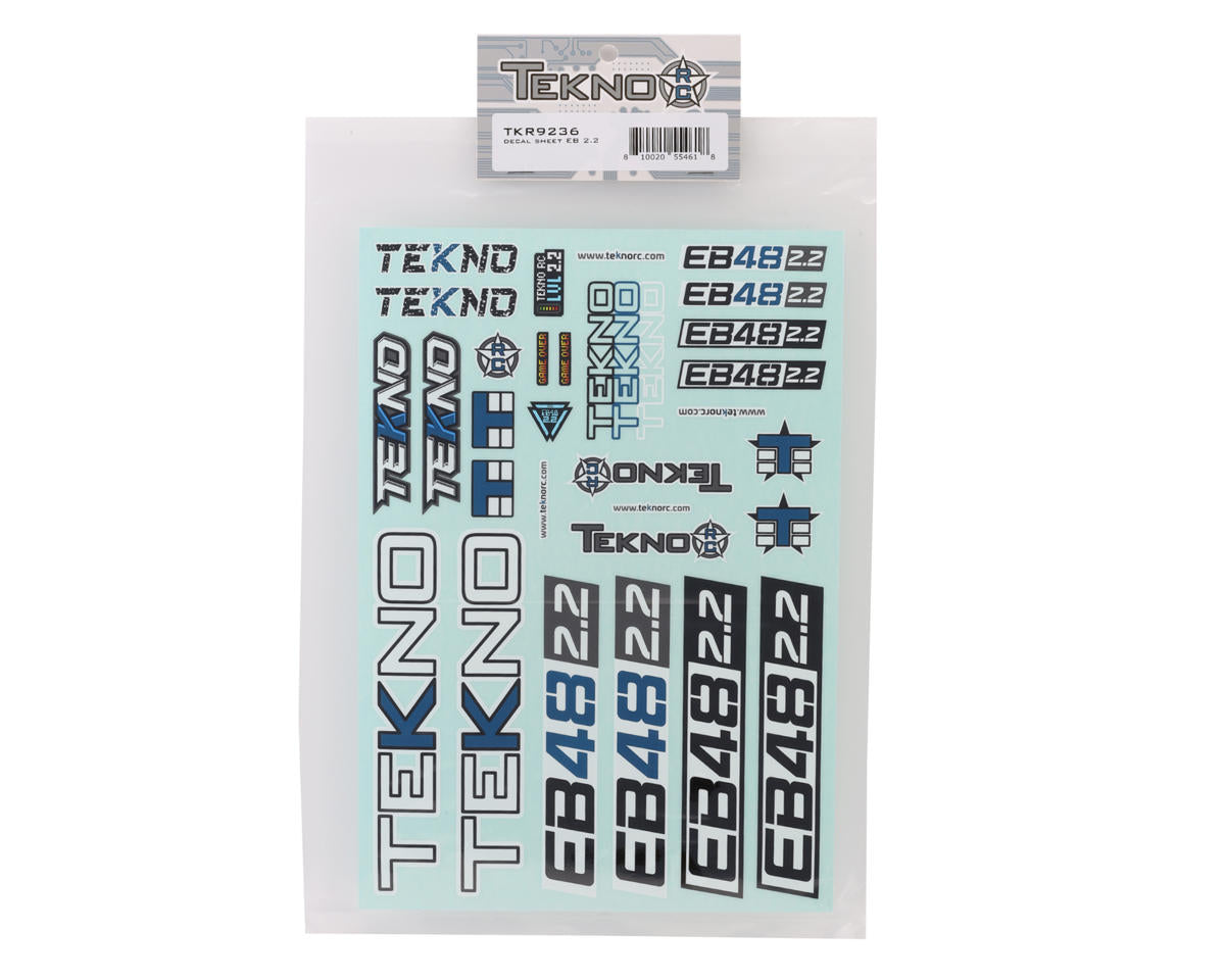 Tekno RC EB48 2.2 Decal Sheet