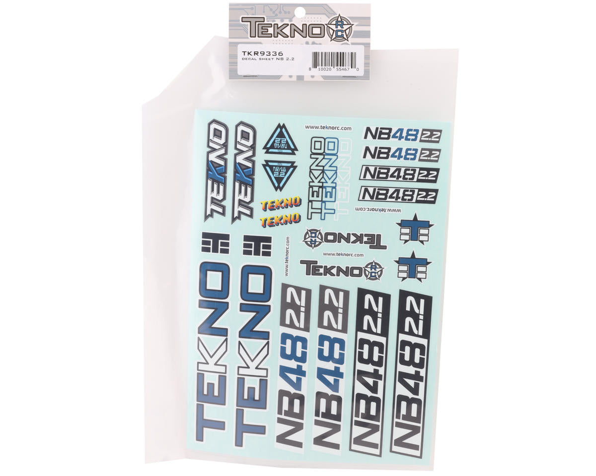 Tekno RC NB48 2.2 Decal Sheet