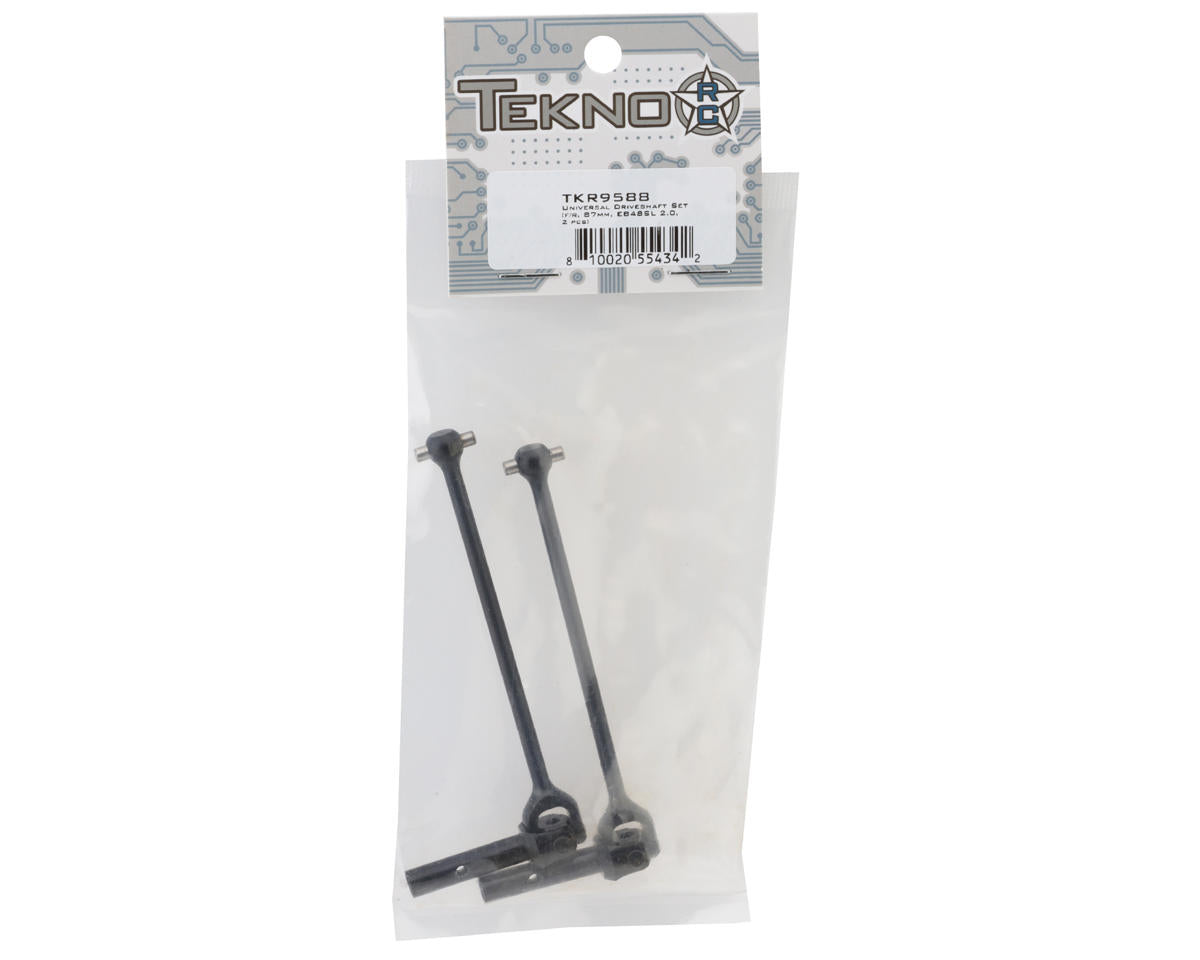Tekno RC EB48SL 2.0 Universal Driveshaft Set (2) (Front/Rear) (87mm)