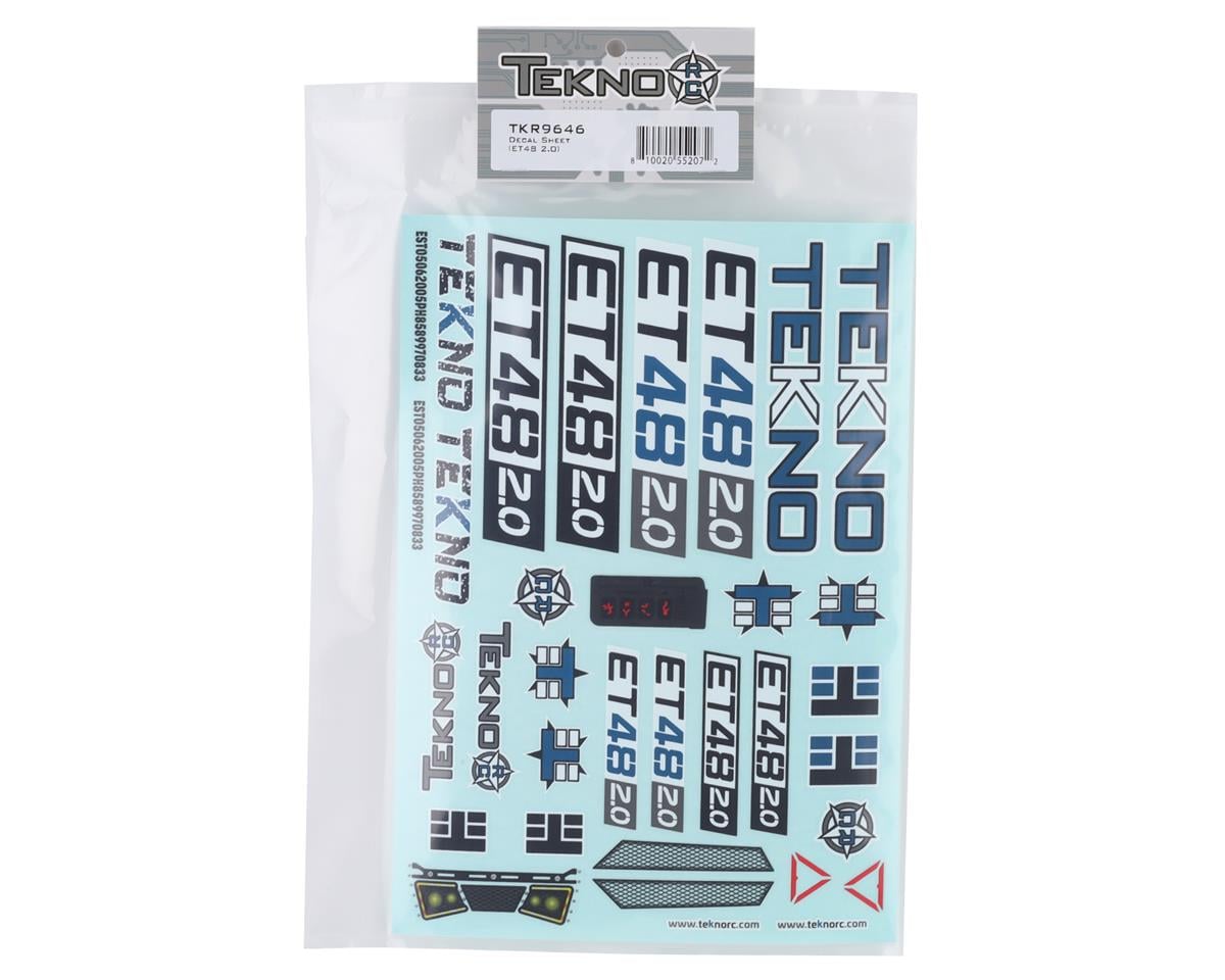 Tekno RC ET48 2.0 Decal Sheet